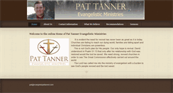 Desktop Screenshot of evangelistpattanner.com